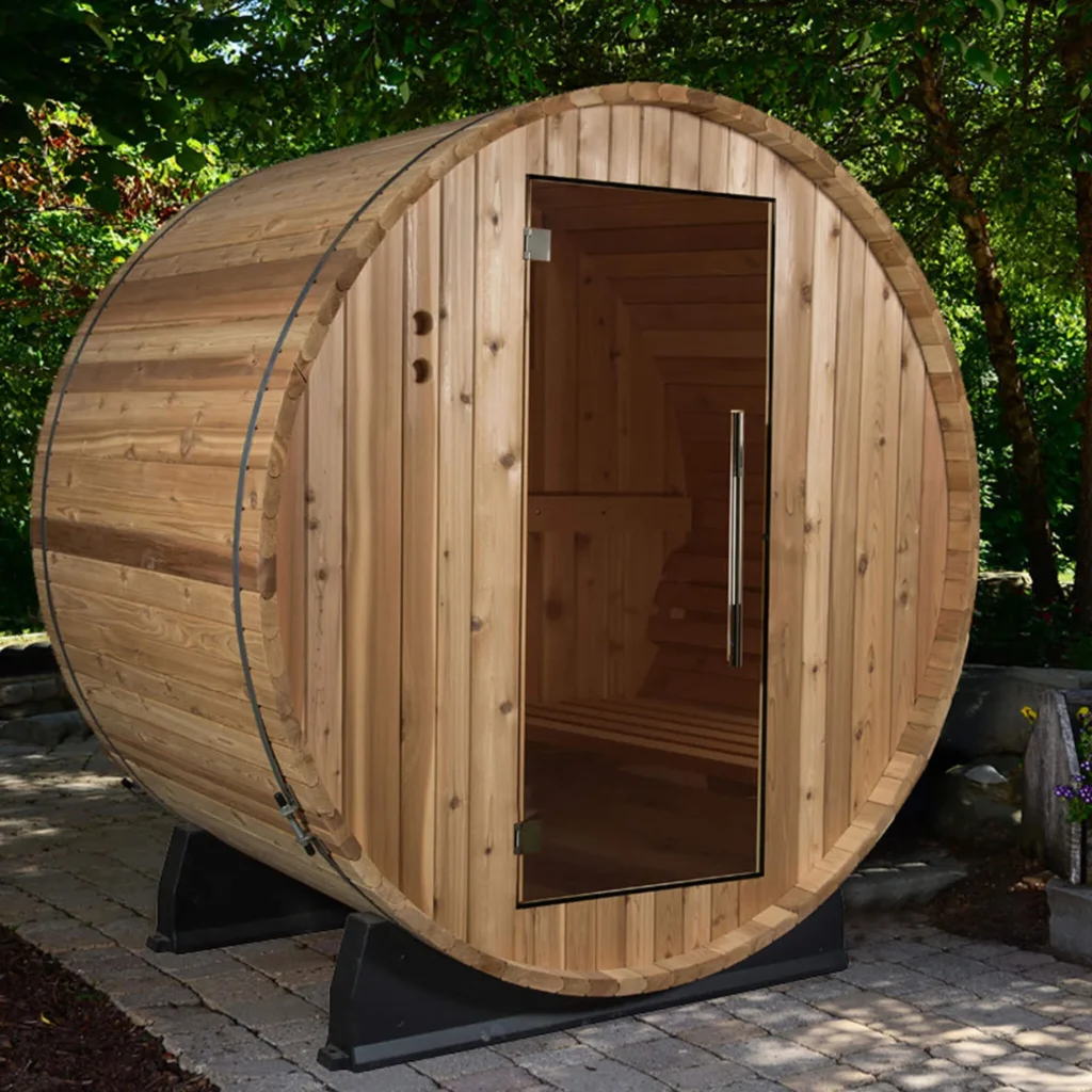 best outdoor barrel sauna almost heaven salem