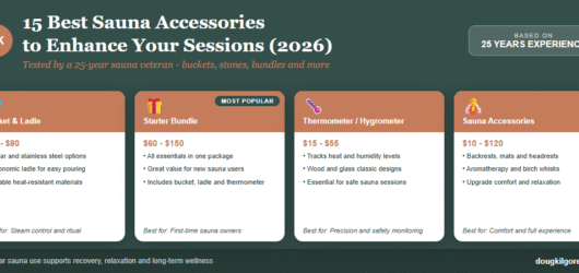 15 Best Sauna Accessories to Enhance Your Sessions (2026)