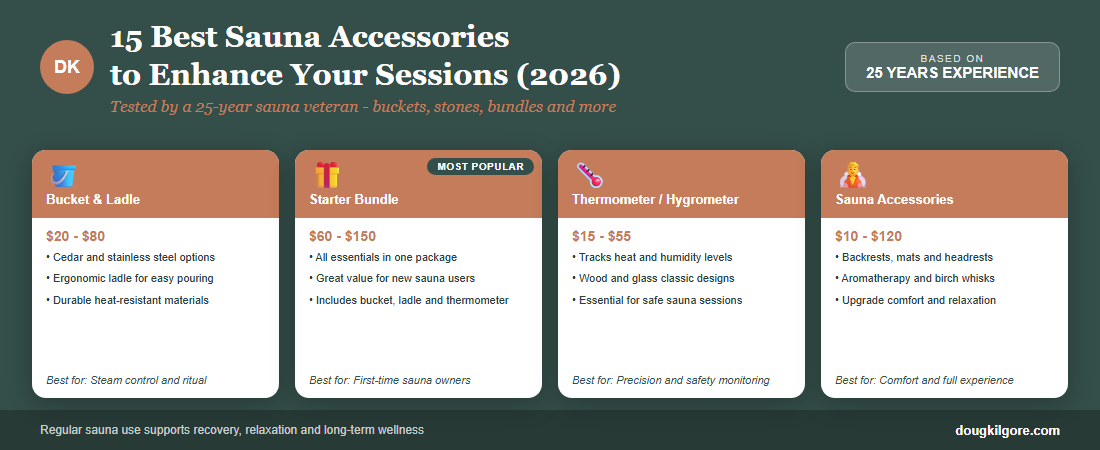 15 Best Sauna Accessories to Enhance Your Sessions (2026)