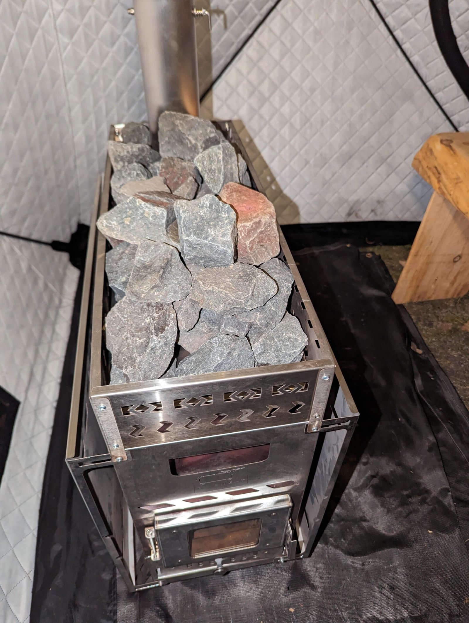 Ox Sweat Basalt Sauna Stones (37 lbs)